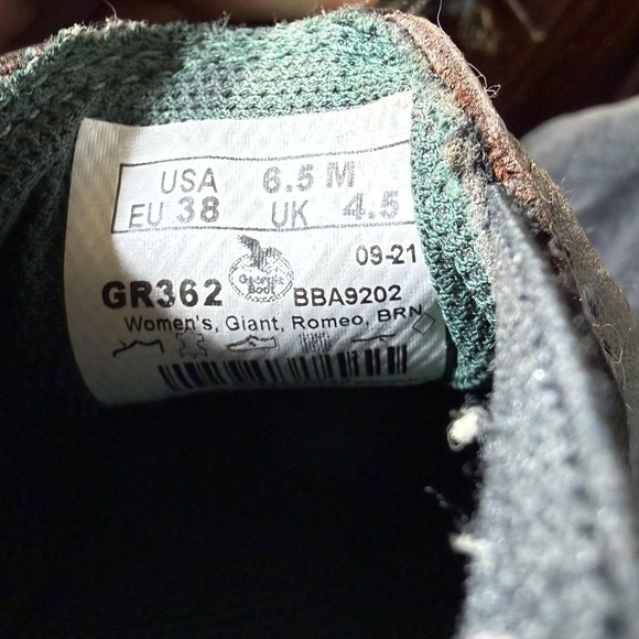 Georgia Boot GR362 Giant Romeo Boots Womens Size 6.5 Brown Leather Chelsea Work - Picture 4 of 9